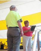 VOLUNTEERS WITH MAYOR